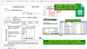 Auto fill Form in Google Sheets